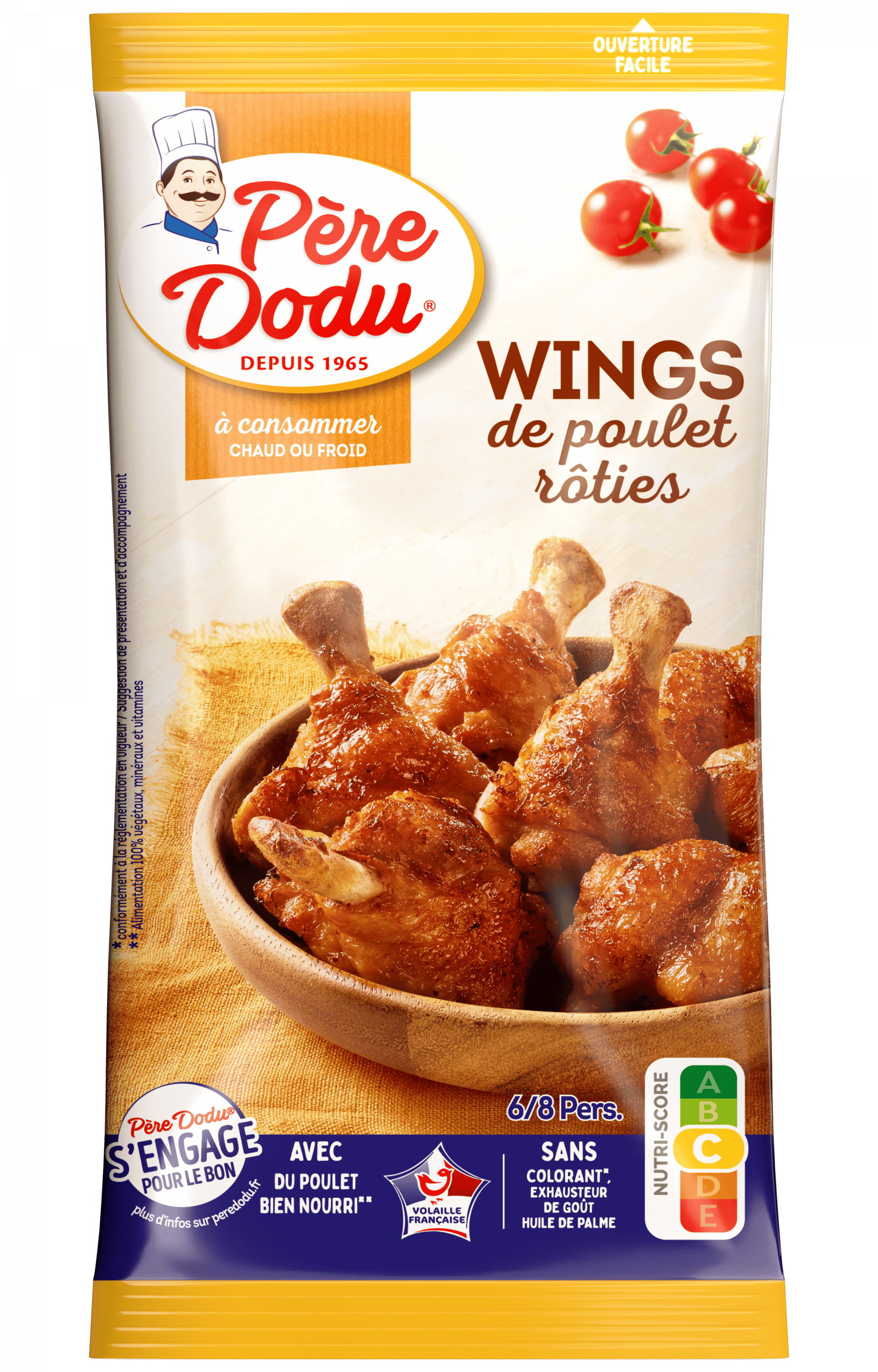 Wings de poulet roties nature 800g