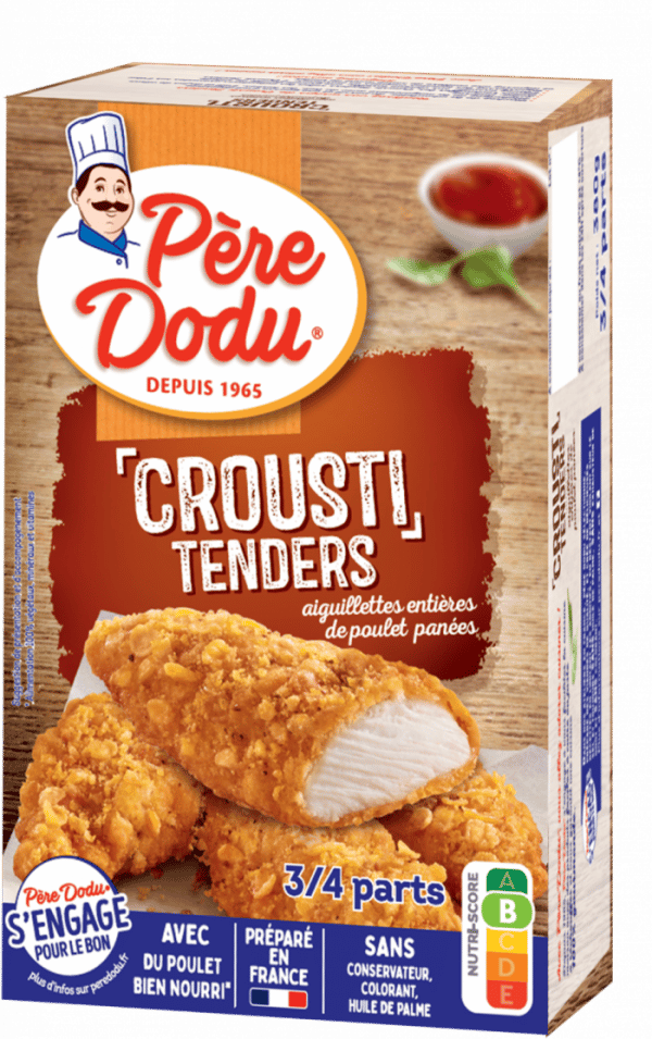 Image du packaging du Crousti Tenders Père Dodu