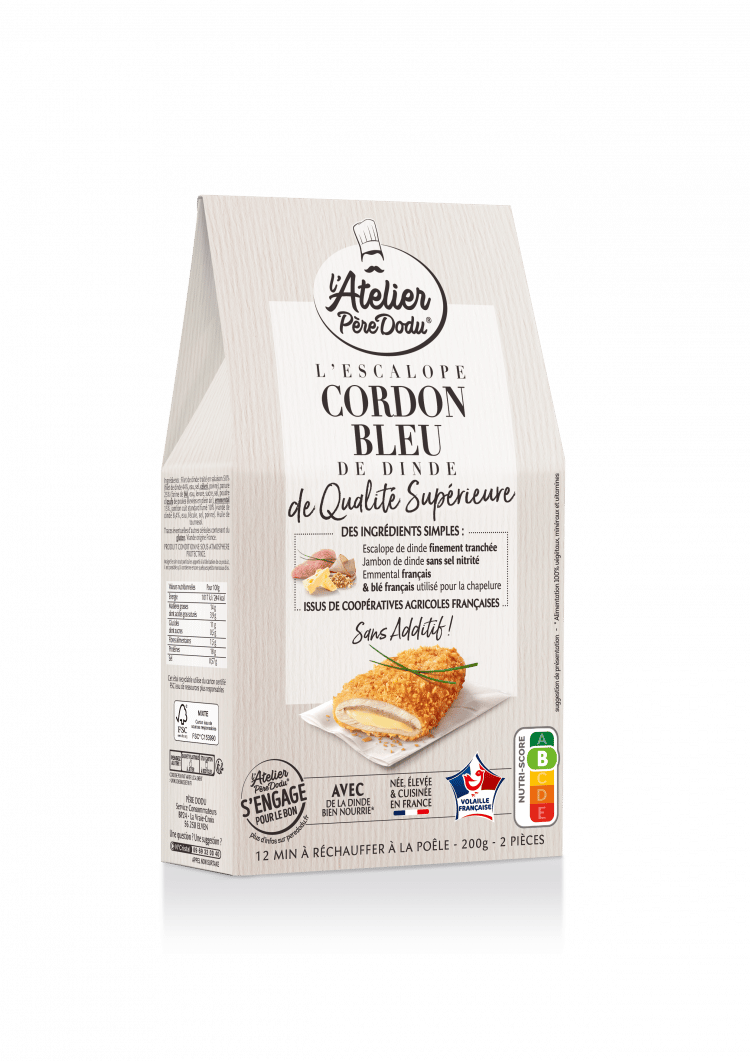 Escalope Cordon Bleu l'Atelier Père Dodu
